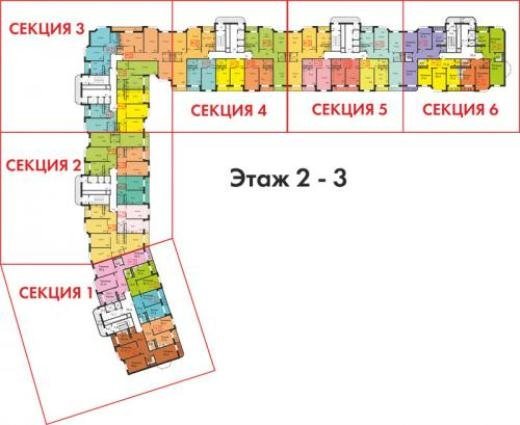 2 этаж 1-комнатн. 58.3 кв.м.