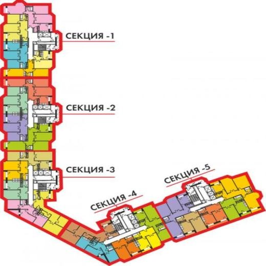 3 этаж 1-комнатн. 58.6 кв.м.